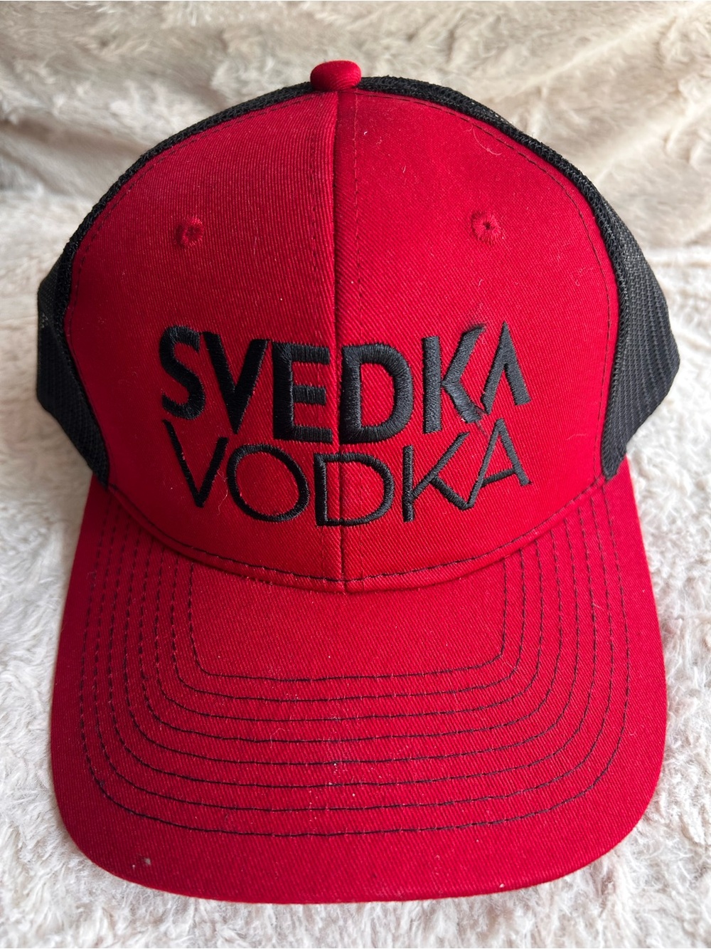 Red and Black Trucker Hat
